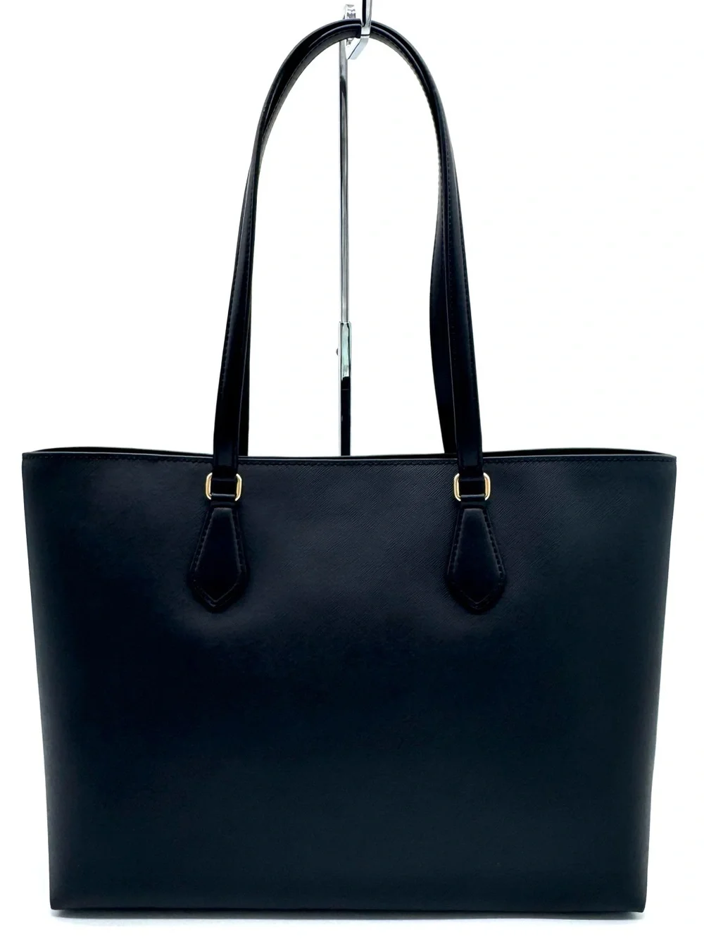 Michael Kors Bag Large Sheila Mf Tote Bag Black/Gold - Picture 5 of 10